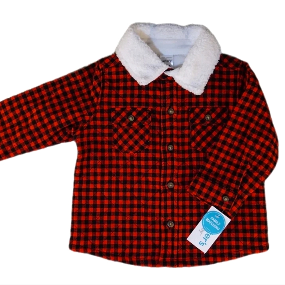 Carter's Baby Coat Black/Red